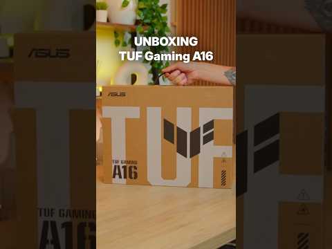 ¡Unboxing de la ASUS TUF Gaming A16! 😮‍💨🎮