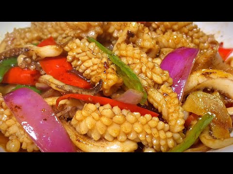 魷魚炒著炒著就老了，很多朋友做錯了，今天大廚分享詳細做法。【一畫美食】#魷魚 #魷魚詳細做法 #魷魚做法