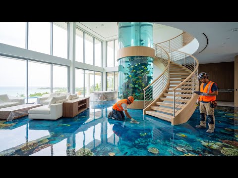 Top Beautiful Epoxy Floors with Refined Resin Pours for Luxury Villas