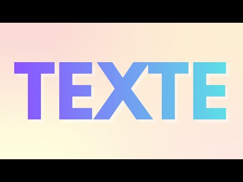 Comment créer un TEXTE DÉGRADÉ gratuitement avec Canva ?