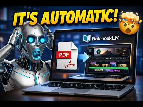 NotebookLM Turns PDFs Into Full Videos Automatically 🤯