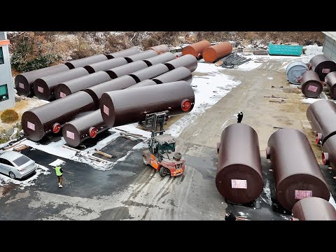 Amazing Modern Manufacturing Process with Satisfying Machines and Skillful Workers