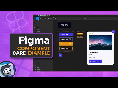 How to Create a Card Component in Figma (Variant, Boolean, Instance Swap, and Text)