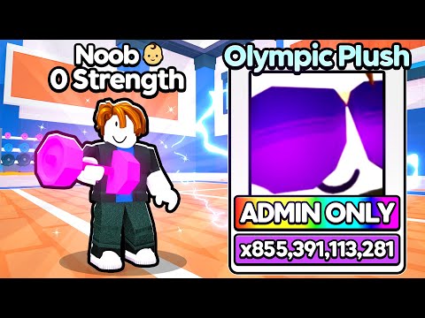 Starting Over as a NOOB with STRONGEST Admin Pet in Arm Wrestle Simulator Roblox!