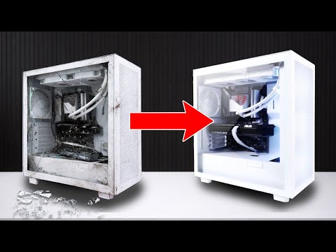 Turning a DESTROYED PC Into my Dream Setup!