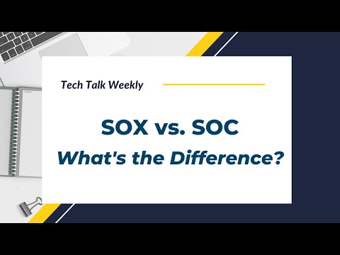 IT Audit Training: What's the difference between SOX and SOC? What of PCI?