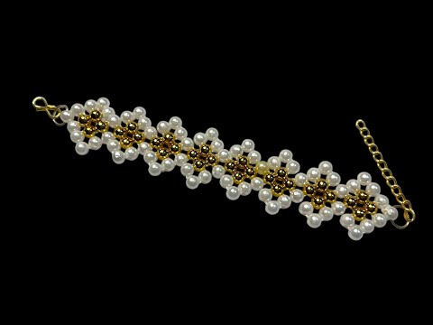 simple beaded bracelet tutorial 🤍