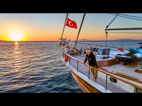 Life on a Luxury Sailboat in Bodrum Turkey