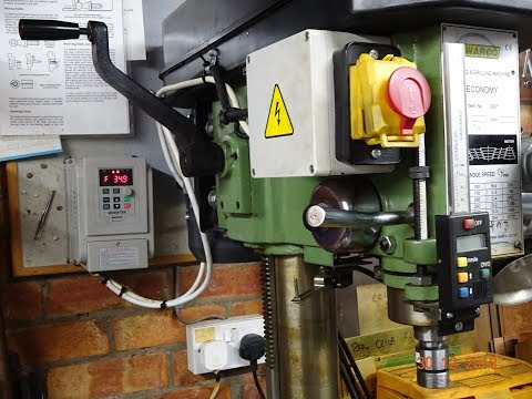 Adding a variable frequency drive to a milling machine