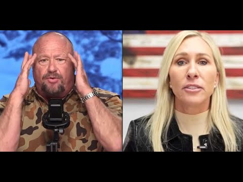 MTG COOKS Trump On InfoWars! Trump's Desperate COPE-SPEECH; Alex Jones BEGS Trump To Go On Rogan