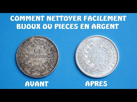 COMMENT FACILEMENT NETTOYER BIJOUX ou PIECES EN ARGENT