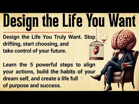 5 Steps to Design the Life You Truly Want – Achieve Your Dreams🔥 || Learn English || Graded Reader ✅