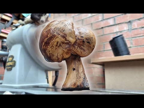 The Mushroom Cloud Burl - woodturning project