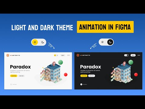 Light and Dark mode Animation in Figma (Under 3 Minutes)