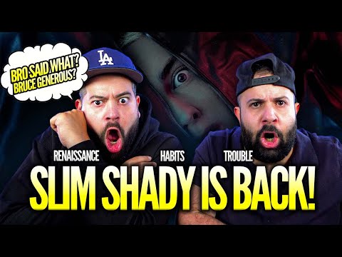 The Death of Slim Shady | Eminem - Renaissance, Habits & Trouble (REACTION)