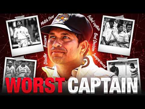 Sachin Tendulkar was a BAD Captain?