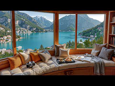 Gentle Jazz In A Peaceful Reading Room Corner - Sweet Jazz Background Music For A Positive Mood