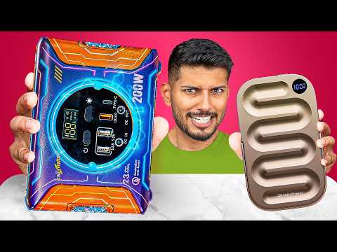 1,000mAh vs 1,00,000mAh Powerbank Comparison !