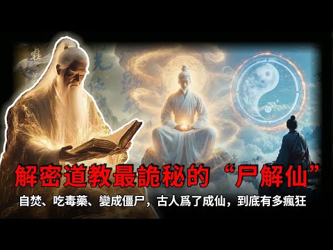 何為屍解成仙？自焚、吃毒藥、找人砍死自己，甚至是太陰煉形——變成殭屍！這不是發瘋，是道教秘傳的成仙術。還敢說修行只是靜坐打坐嗎？你根本想像不到，古人為了成仙，能瘋狂到什麼地步！【公元前後】