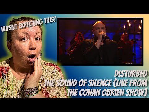 I'm SHOOK! Disturbed - The Sound of Silence (Conan O'Brien) Reaction - First Time Listen!