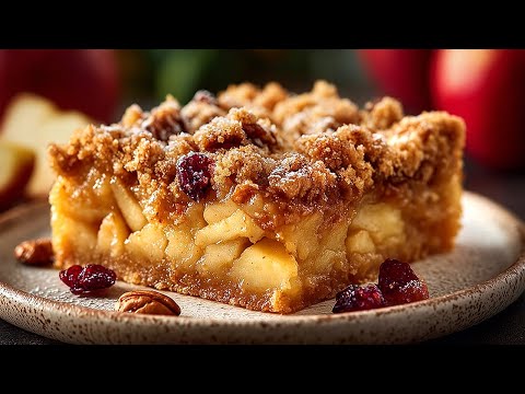 Healthy apple crumble! 5 minutes of work  No flour or sugar!