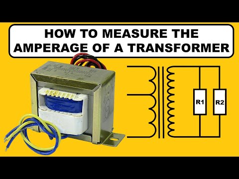 How to Measure the Amperage of a Transformer, Simple and Easy to Do 100% Practical.