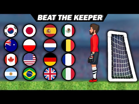 BEAT THE KEEPER | Marble Soccer Race Tournament