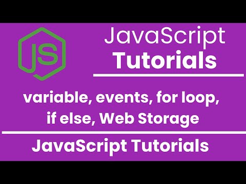 JavaScript tutorial for beginners | JavaScript Tutorials | Web Development | part 1
