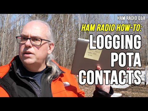 How I'm logging my Parks on the Air (POTA) contacts #hamradioqa