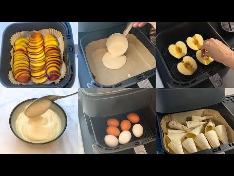 In estate uso solo la friggitrice ad aria! 6 Geniali ricette !!!