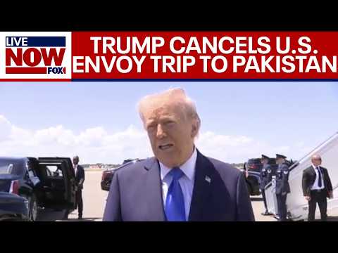 WATCH: Trump says he canceled Witkoff and Kushner’s trip to Pakistan for Iran talks