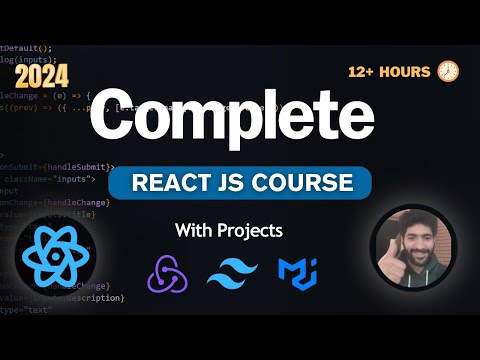 🚀 Complete React JS Course 2024 | Beginner to Pro