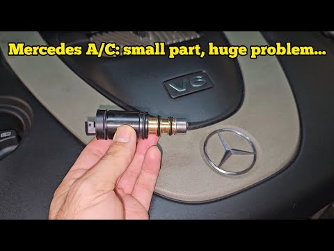 A small part causing a huge issue: A/C control solenoid valve.