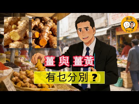 [資訊補給站] 薑與薑黃有乜分別 #健康 #中年健康 #生活