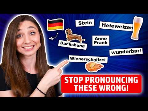 25 German Words the World Keeps Saying WRONG! | Feli from Germany