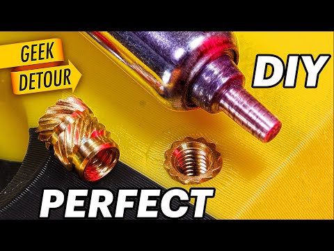 How to use Brass Inserts on 3D Prints: make your own tips, cheap!