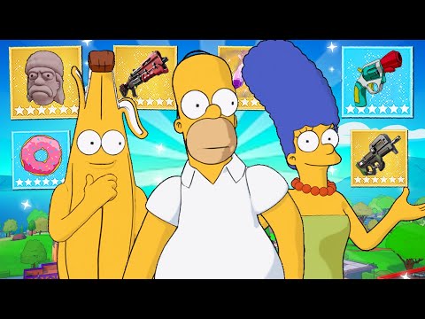 Everything *NEW* in Fortnite SIMPSONS