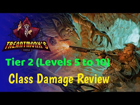 Tier 2 Class Damage Results: D&amp;D 5.24e 2024 Player's Handbook