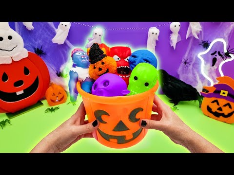 Trick or Treat Halloween Adventure With Slime Sam: Squishies, Candy & More