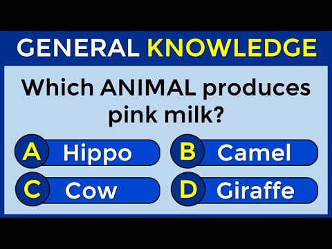 How Good Is Your General Knowledge? 25 General Knowledge Questions! #challenge 25