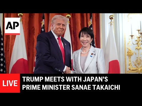 LIVE: Trump and Prime Minister Sanae Takaichi hold meeting in Japan