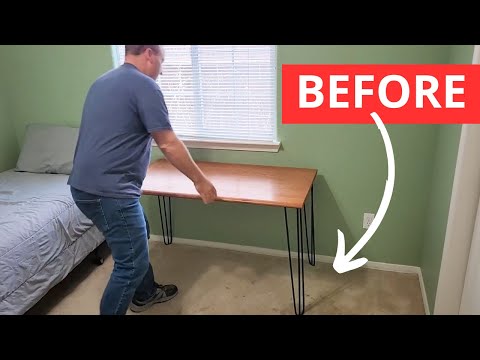 Dad tried the new flooring DIYers are OBSESSED with!