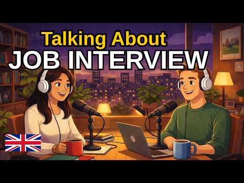How to Talk About Your Job Interview in English | English Conversation Practice