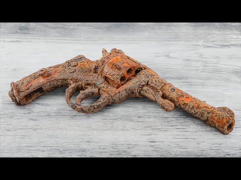 USSR Nagant | Old Rusty Revolver Restoration