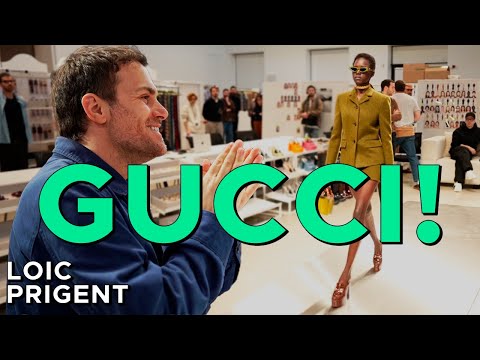 BACKSTAGE AT GUCCI! SABATO DE SARNO EXPLAINS HIS VISION! By Loïc Prigent