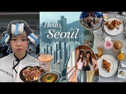my life in Korea 🍚🌷 | GLOW UP with me: headspa & Korean perm, traveling in my 20s with friends