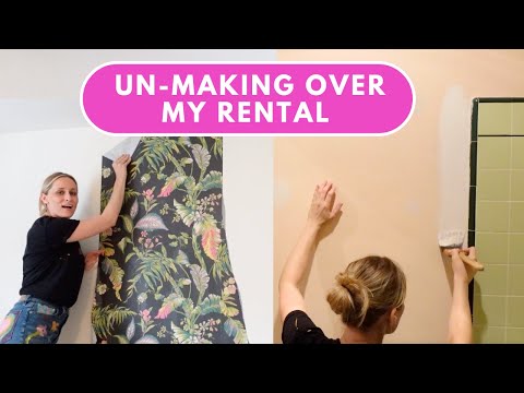 Unmaking Over My Rental Apartment (Hacks to Remove Wallpaper, Peel-and-Stick Tiles, and More)