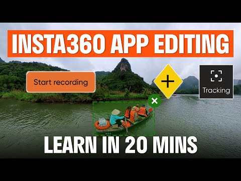 Insta360 App 2.0 Beginners Guide: How To Edit And Reframe 360 Video | Insta360 X5, X4, X3 Tutorial