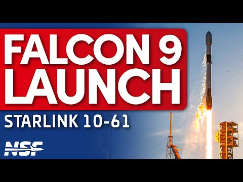 SpaceX Launches Starlink 10-61 Mission