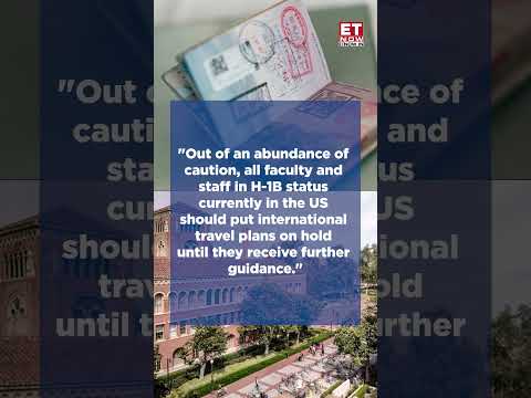'Put Your Travel Plans On Hold' California University's Big Warning To H-1B Visa Holders | US News
